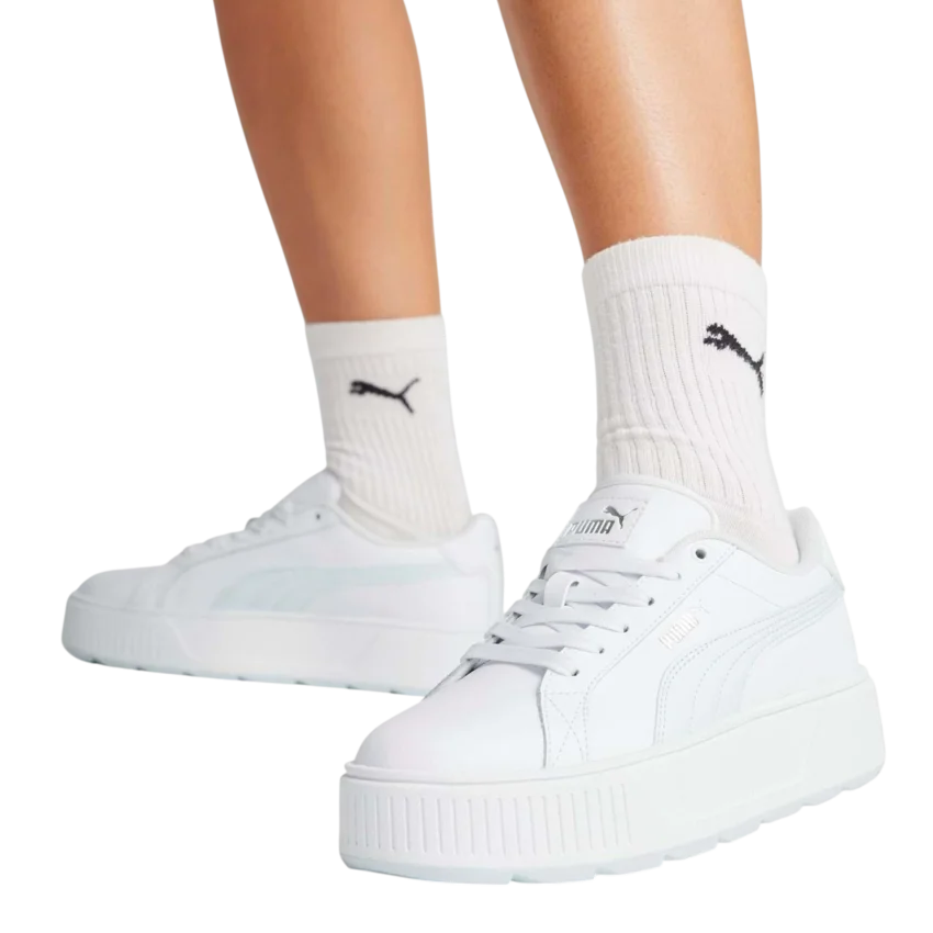 Puma Karmen L Beyaz-Mavi Kadın Günlük Ayakkabı - 4