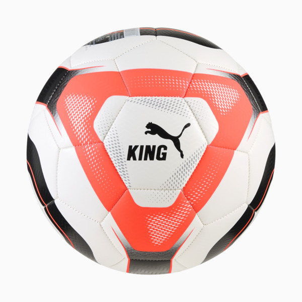 Puma King Ball Beyaz-Kırmızı Unisex Futbol Topu - 2