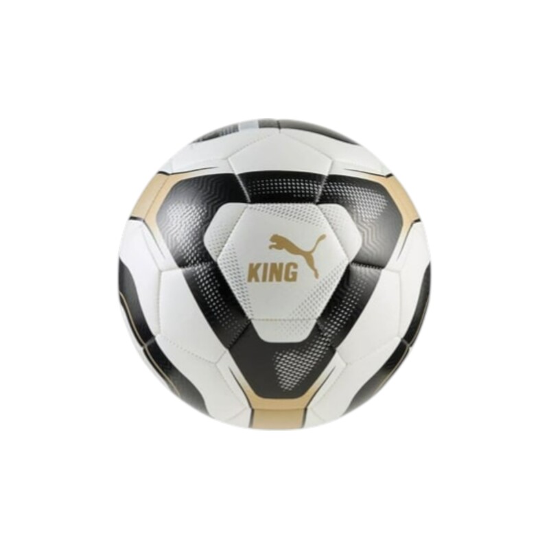 Puma King Beyaz-Siyah Unisex Futbol Topu - Puma