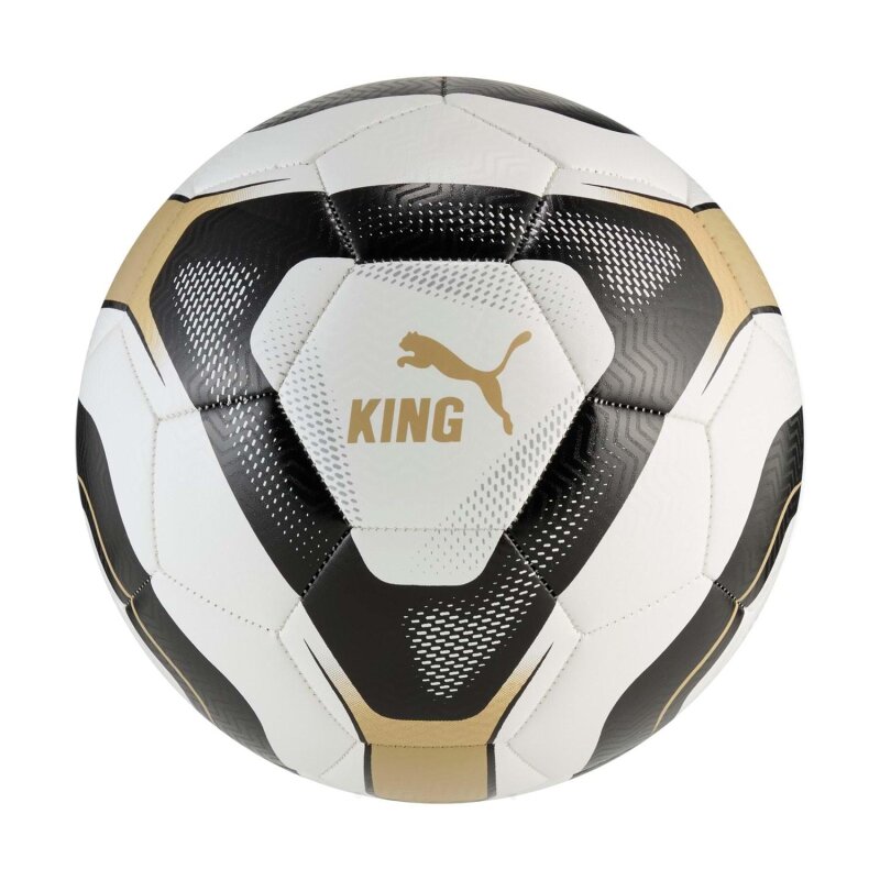 Puma King Beyaz-Siyah Unisex Futbol Topu 