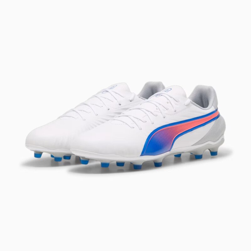 Puma KING MATCH FG/AG BEYAZ Erkek Krampon - 6