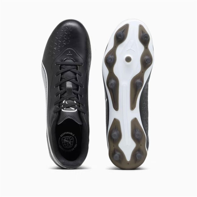 Puma KING MATCH FG/AG SİYAH Erkek Krampon - 4
