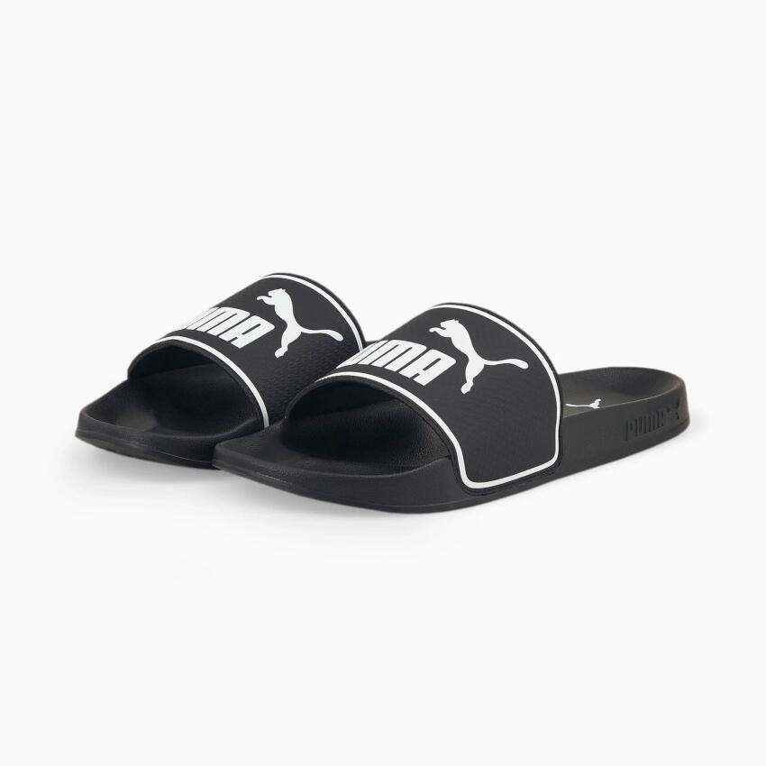 Puma Leadcat 2.0 Black-White Siyah-Beyaz Erkek Terlik 384139-01 - 2