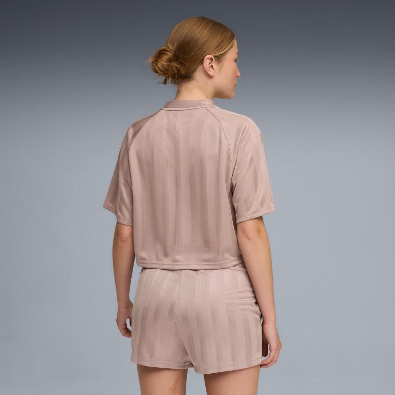 Puma League Jersey Top Pembe Kadın Tshirt - 4