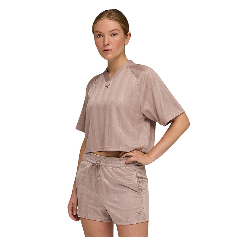 Puma League Jersey Top Pembe Kadın Tshirt - Puma