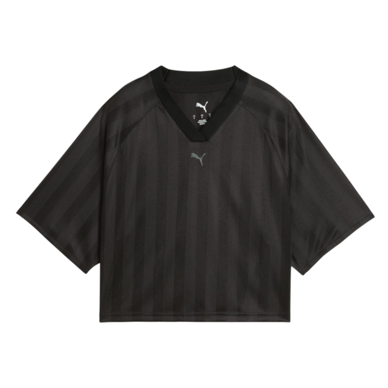 Puma League Jersey Top Siyah Kadın Tshirt - 1