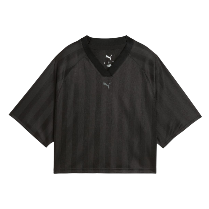 Puma League Jersey Top Siyah Kadın Tshirt - 1