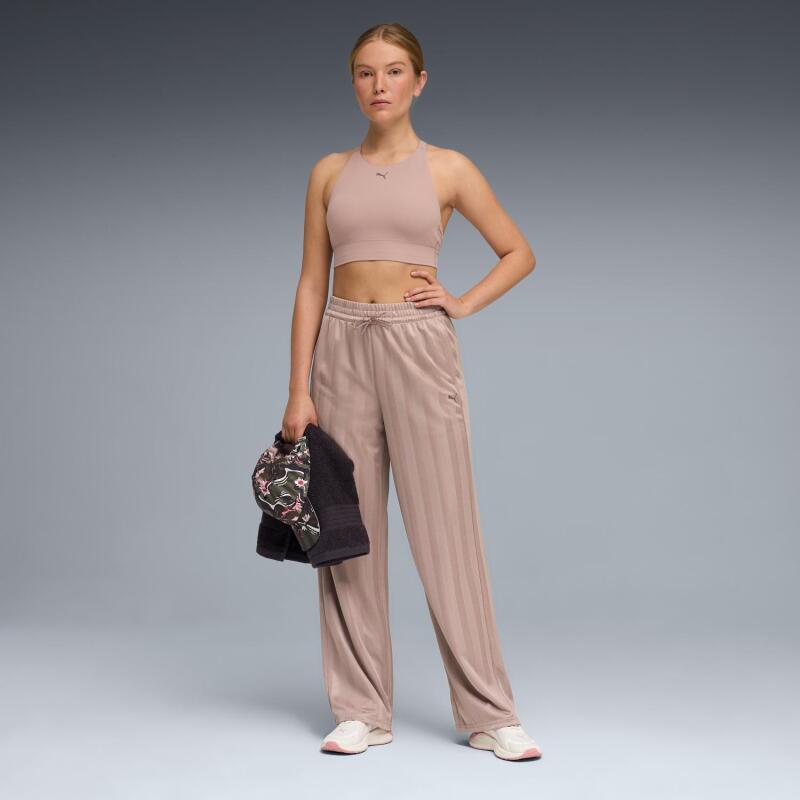 Puma League Wide Leg Pant Pembe Kadın Eşofman Altı - 5