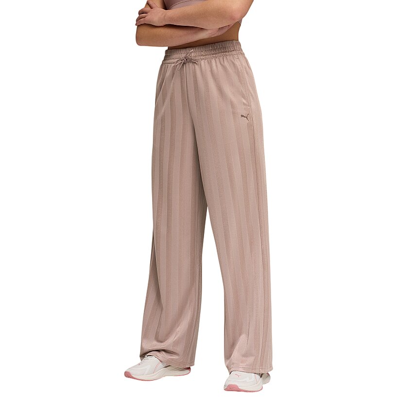 Puma League Wide Leg Pant Pembe Kadın Eşofman Altı - 1