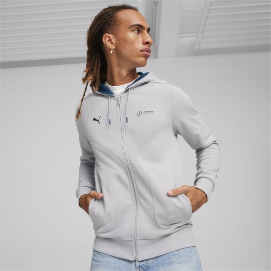 Puma MAPF1 Hooded Sweat Jacket Gri Erkek Sweatshirt - 1