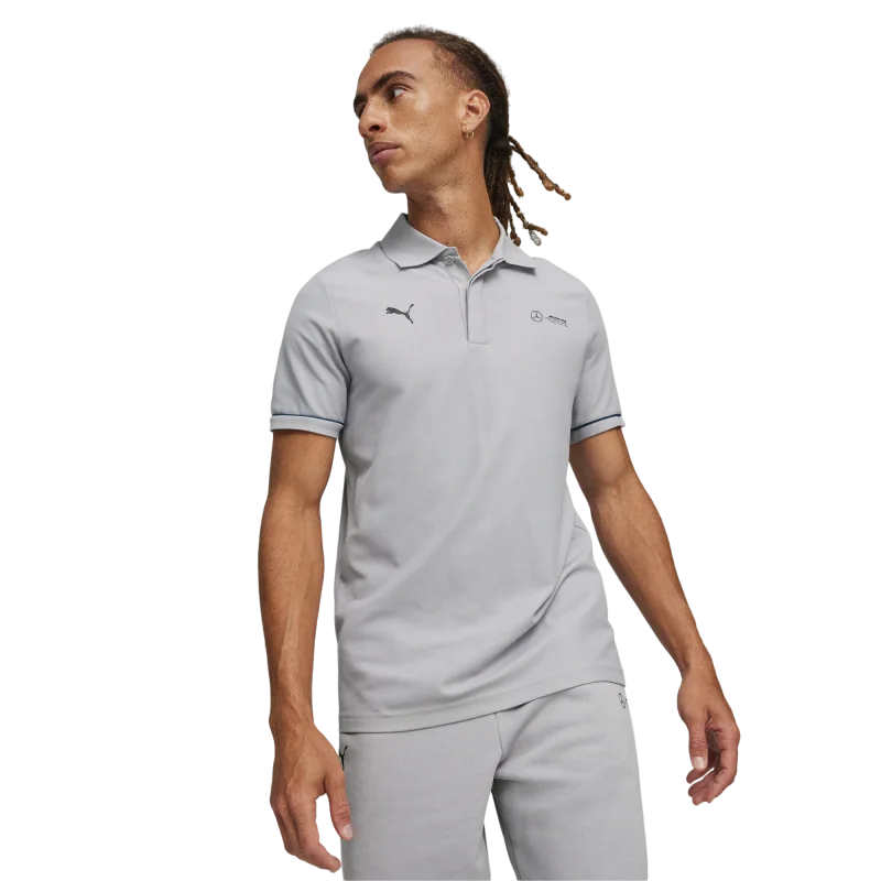 Puma Mercedes-AMG Gri Erkek Polo Tshirt - 1