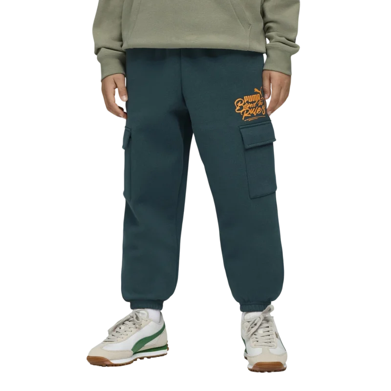 Puma MID90s Cargo Yeşil Çocuk Eşofman Altı 