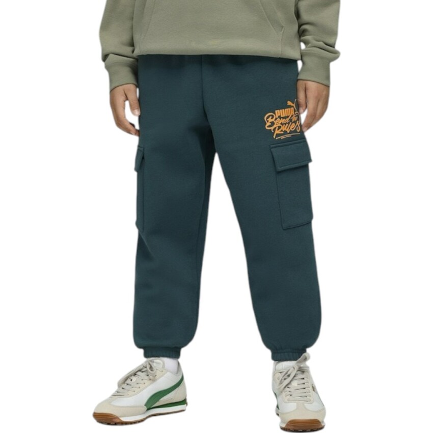 Puma MID90s Cargo Yeşil Çocuk Eşofman Altı - 1