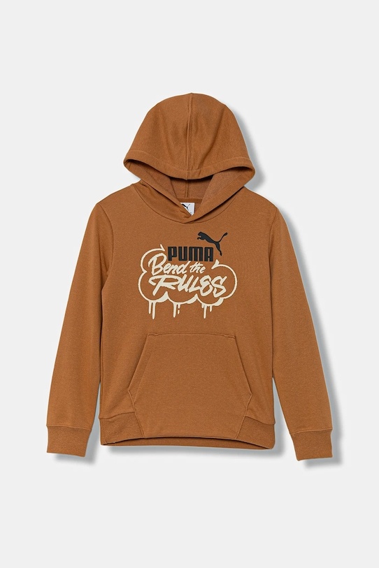 Puma MID90s Hoodie Turuncu Çocuk Sweatshirt - 1