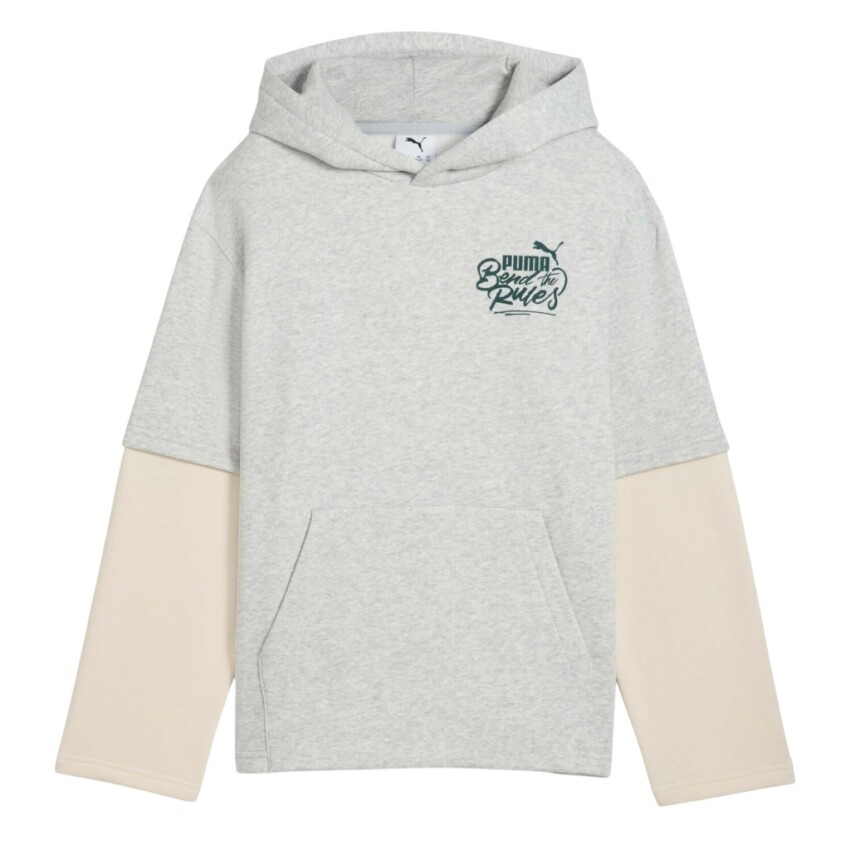 Puma MID90s Layered Gri Çocuk Sweatshirt - 1