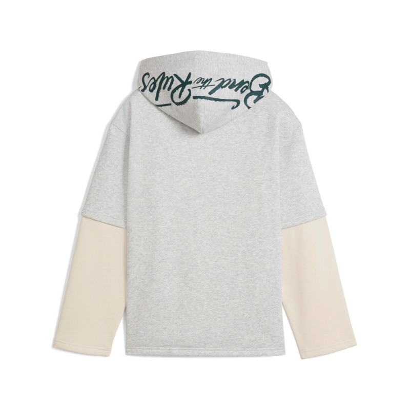 Puma MID90s Layered Gri Çocuk Sweatshirt - 2