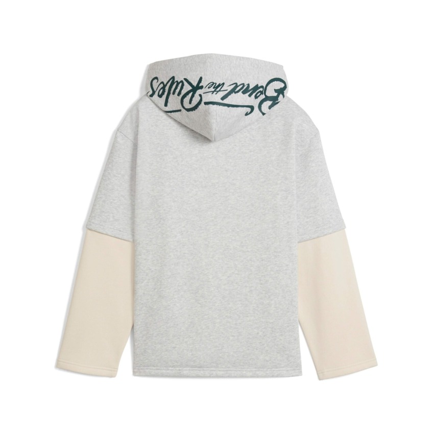 Puma MID90s Layered Gri Çocuk Sweatshirt - 2