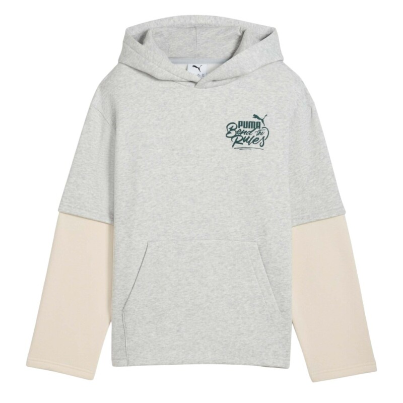 Puma MID90s Layered Gri Çocuk Sweatshirt 