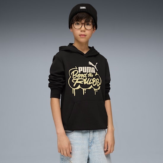 Puma MID90s Siyah Çocuk Sweatshirt - 1