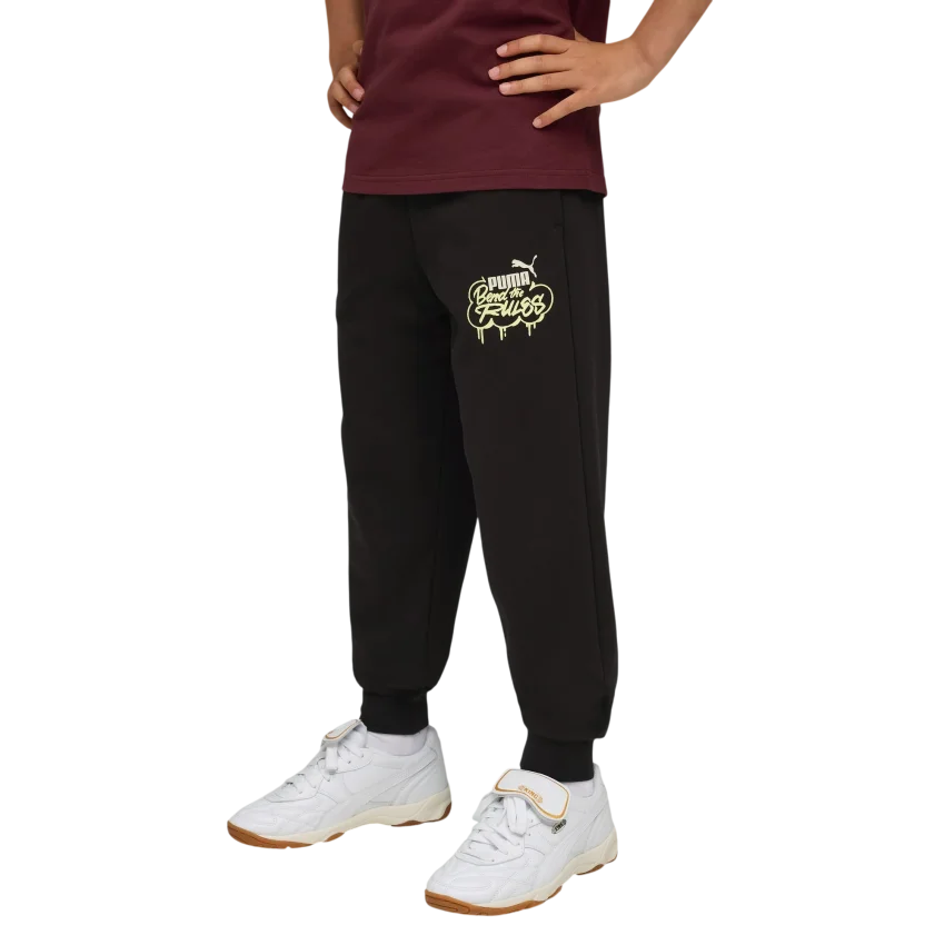 Puma MID90s Sweatpants Siyah Çocuk Eşofman Altı - 1