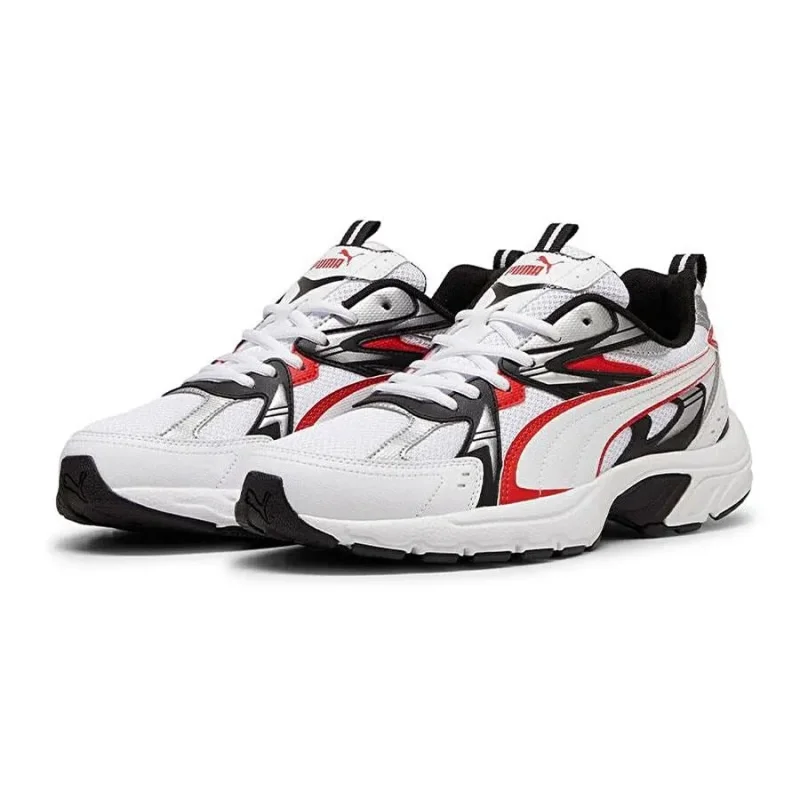 Puma Milenio Tech Beyaz-Kırmızı Erkek Günlük Ayakkabı - 4