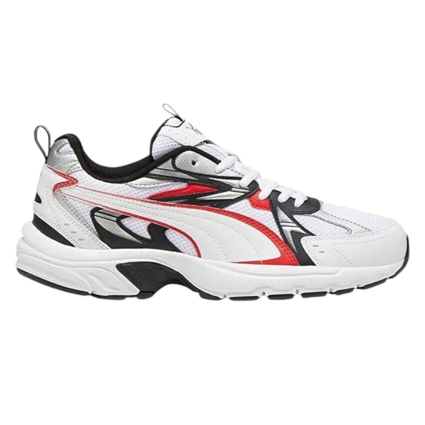 Puma Milenio Tech Beyaz-Kırmızı Erkek Günlük Ayakkabı - 1