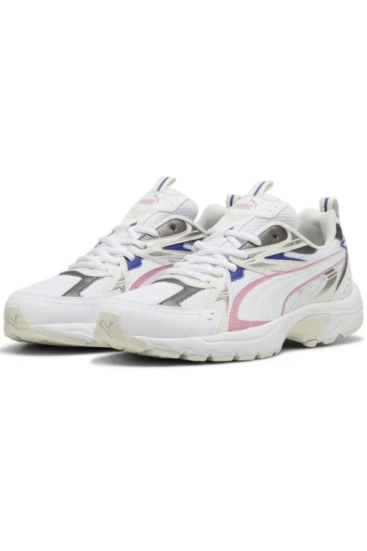 Puma Milenio Tech Gri-Beyaz Kadın Günlük Ayakkabı - 4
