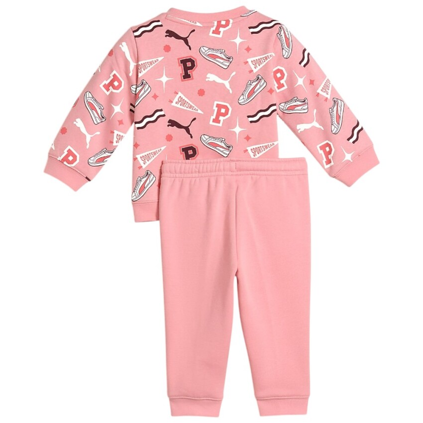 Puma Minicats Crew Pembe Çocuk Eşofman Takımı - 2