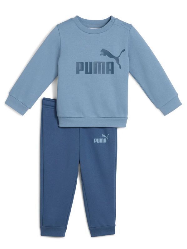 Puma Minicats Essentials Fleece Crew Mavi Çocuk Eşofman Takımı - 1