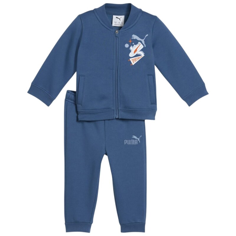 Puma Minicats Full-Zip Mavi Çocuk Eşofman Takımı - 1