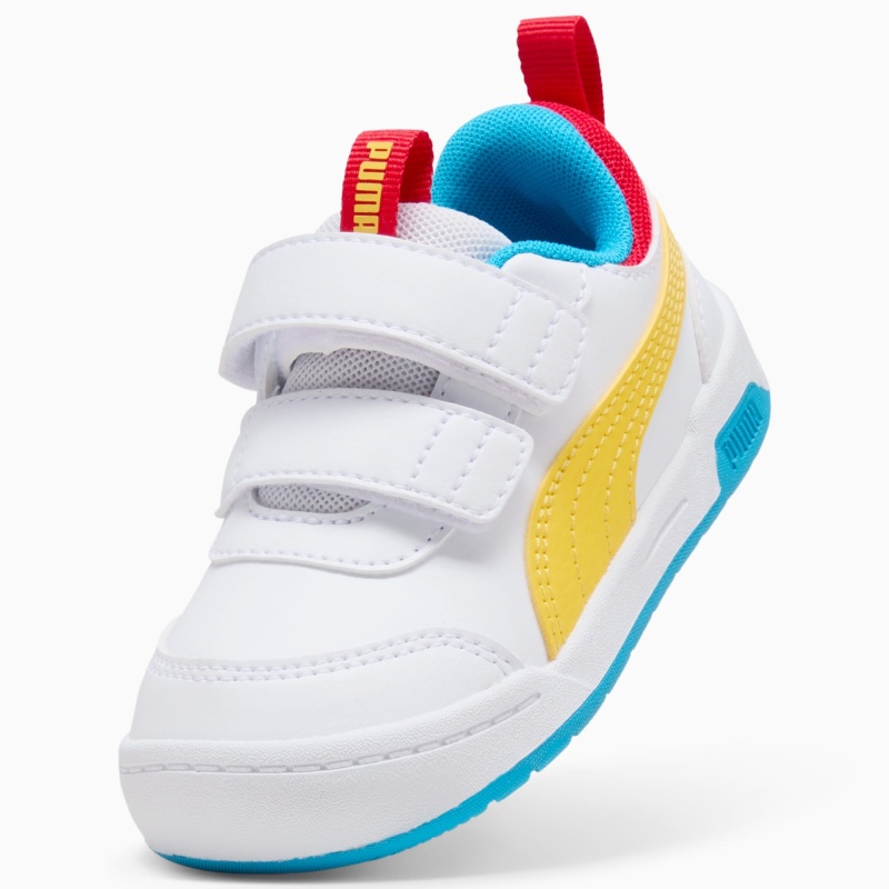 Puma Multiflex 2 Beyaz-Sarı Çocuk Günlük Ayakkabı - 7
