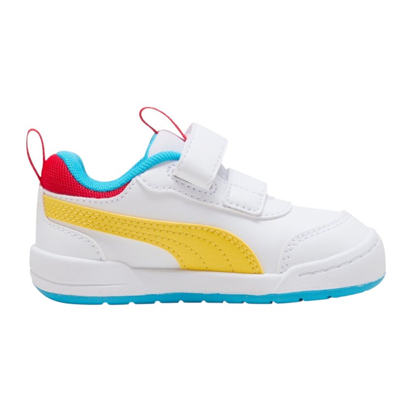 Puma Multiflex 2 Beyaz-Sarı Çocuk Günlük Ayakkabı - 1
