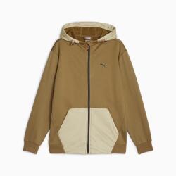 Puma OPEN ROAD Full-Zip Hoodie DK Kahverengi Erkek Eşofman Üstü - 6