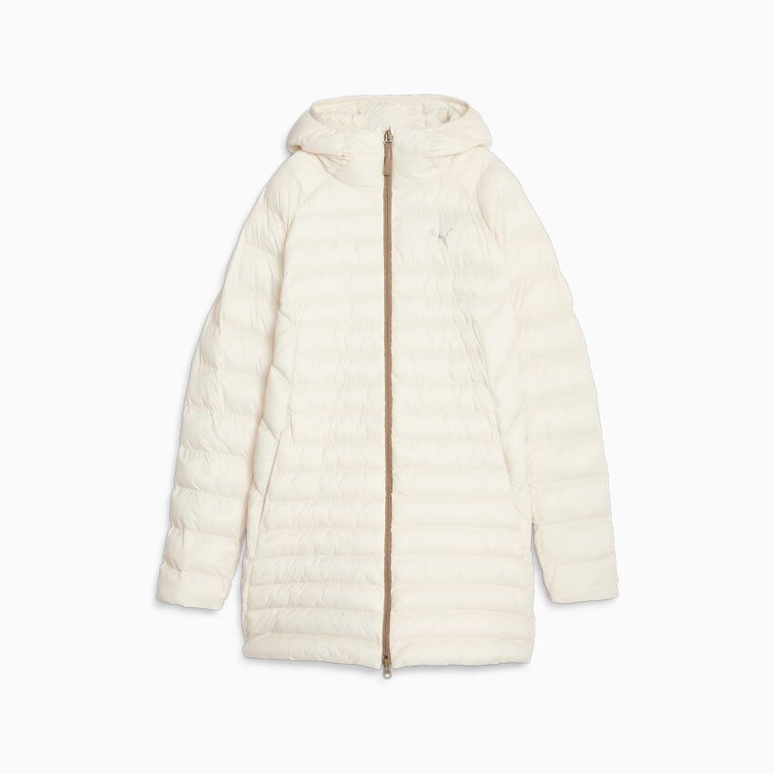 Puma PackLITE Primaloft Long Hooded Jacket Bej Kadın Mont - 6