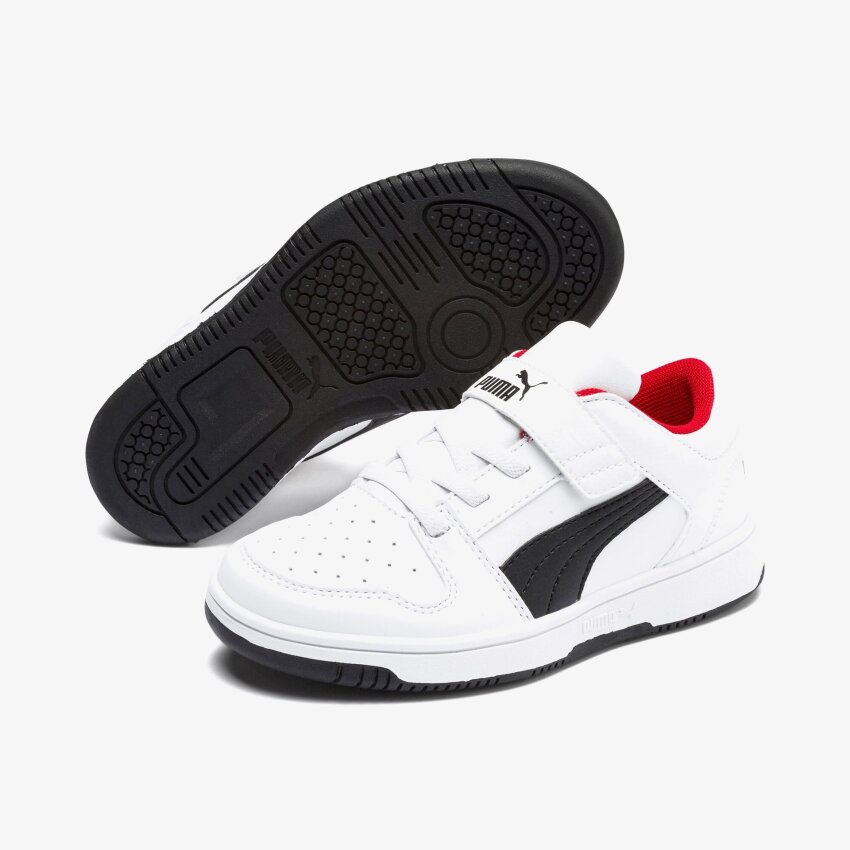 Puma Rebound Layup Lo SL V PS Çocuk Sneaker Ayakkabı - 5