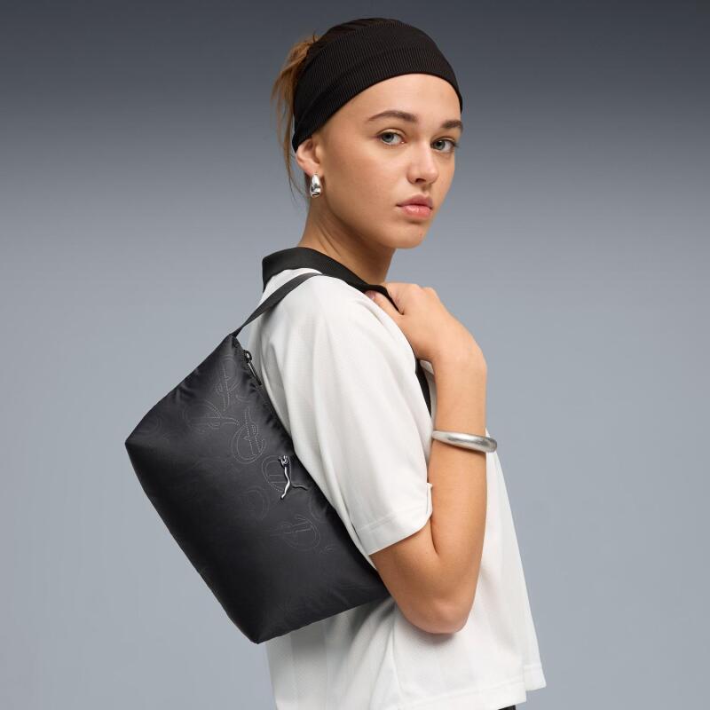 Puma Pop Long Flute Bag Siyah Kadın Omuz Çantası - 4