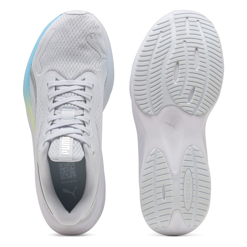 Puma Pounce Lite Gri Kadın Koşu Ayakkabısı - 5