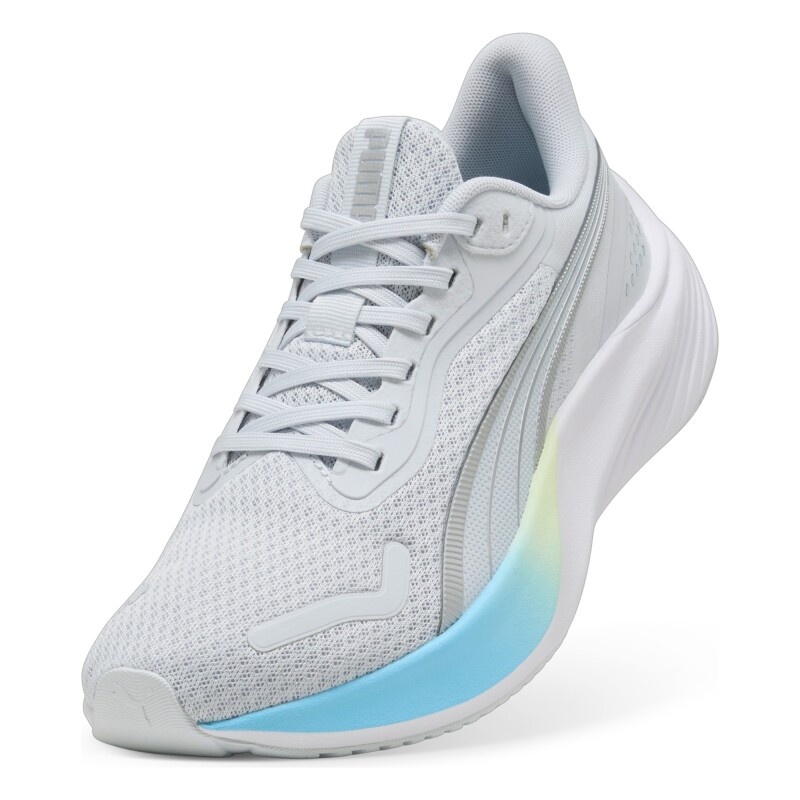 Puma Pounce Lite Gri Kadın Koşu Ayakkabısı - 4