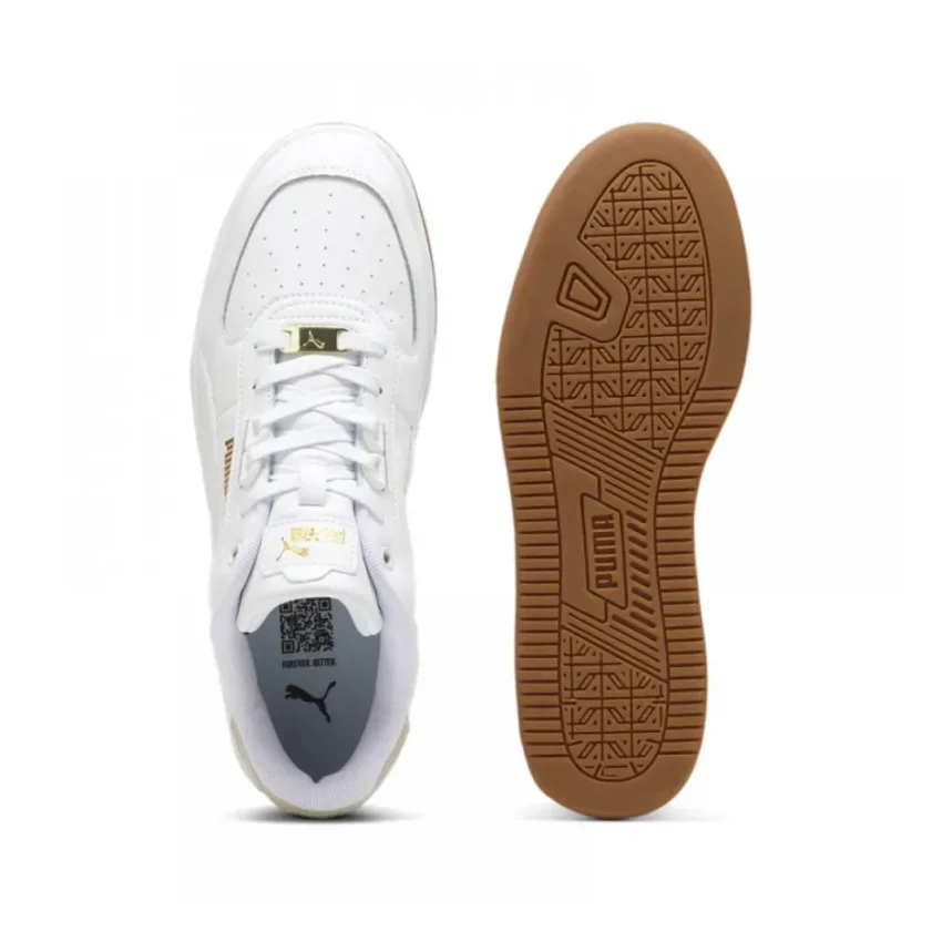 Puma Puma Caven 2.0 Lux Beyaz-Bej Erkek Günlük Ayakkabı - 3
