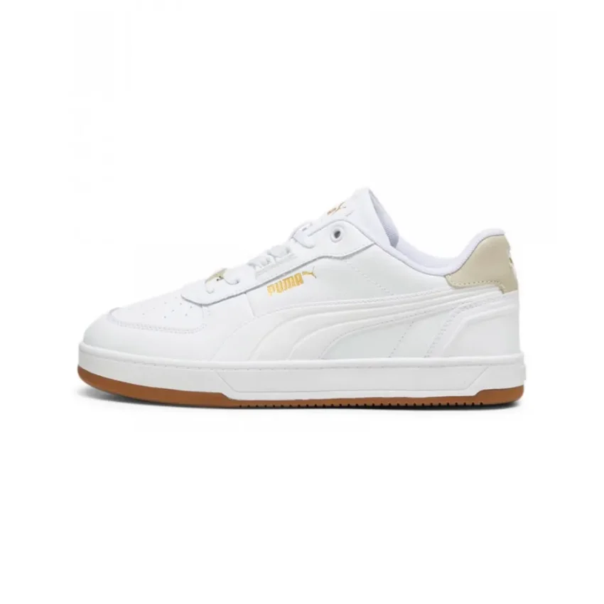 Puma Puma Caven 2.0 Lux Beyaz-Bej Erkek Günlük Ayakkabı - 5