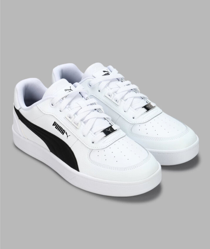 Puma Puma Caven 2.0 Lux Beyaz-Siyah Erkek Günlük Ayakkabı - 2