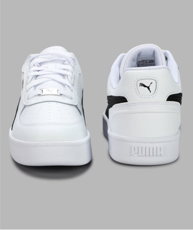 Puma Puma Caven 2.0 Lux Beyaz-Siyah Erkek Günlük Ayakkabı - 5
