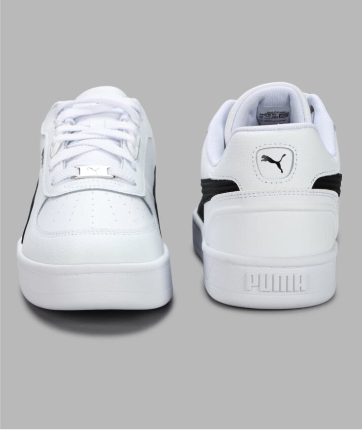 Puma Puma Caven 2.0 Lux Beyaz-Siyah Erkek Günlük Ayakkabı - 5