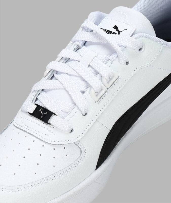 Puma Puma Caven 2.0 Lux Beyaz-Siyah Erkek Günlük Ayakkabı - 6