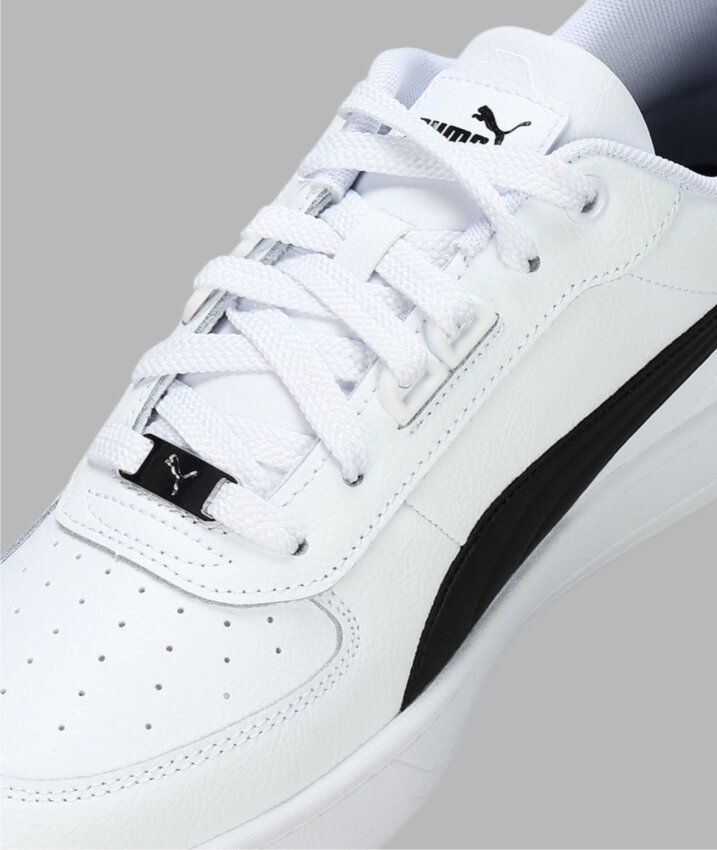 Puma Puma Caven 2.0 Lux Beyaz-Siyah Erkek Günlük Ayakkabı - 6