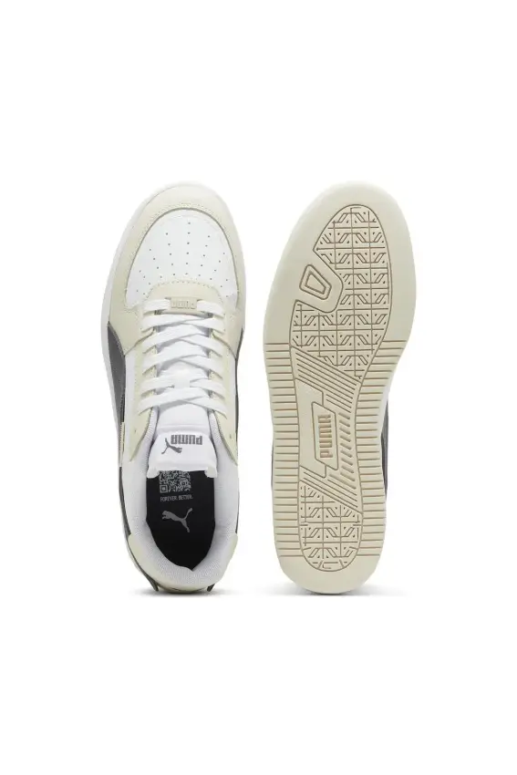 Puma Puma Caven 2.0 VTG Beyaz-Gri Erkek Günlük Ayakkabı - 3