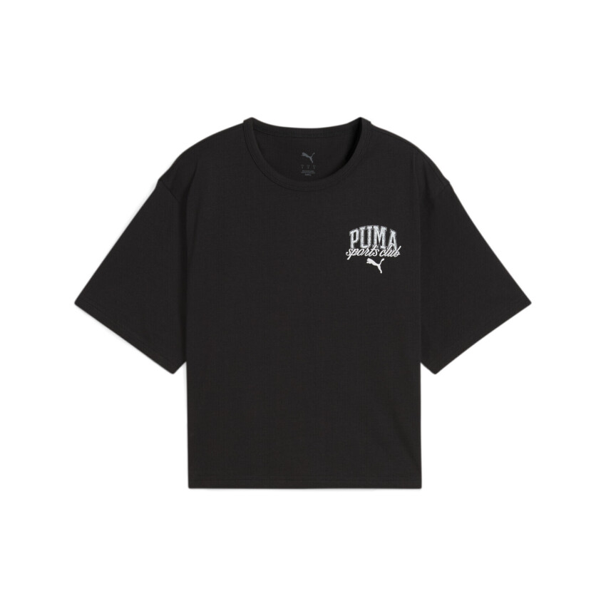 Puma Puma Class Relaxed Crop Tee Kadın Tshirt - 1