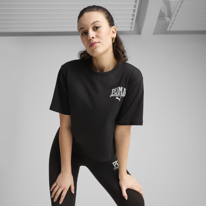 Puma Puma Class Relaxed Crop Tee Kadın Tshirt - 3