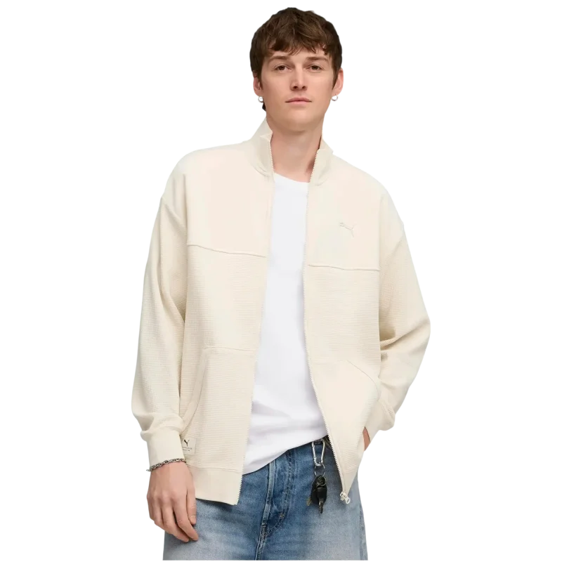 Puma Puma Class Track Jacket Bej Erkek Eşofman Üstü 