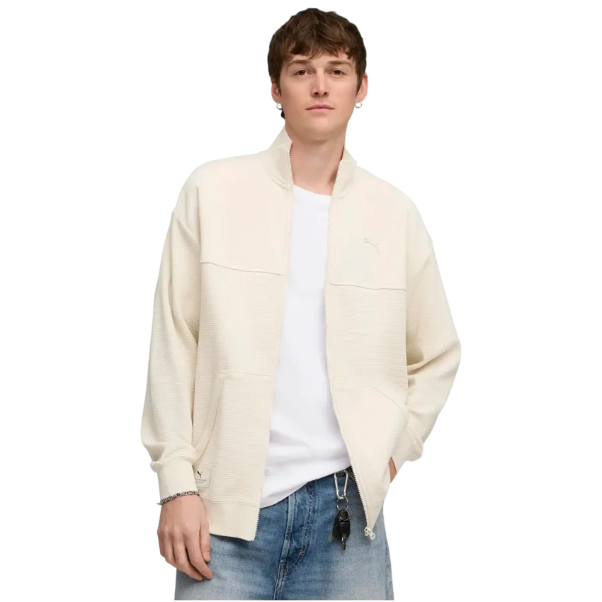 Puma Puma Class Track Jacket Bej Erkek Eşofman Üstü - 1